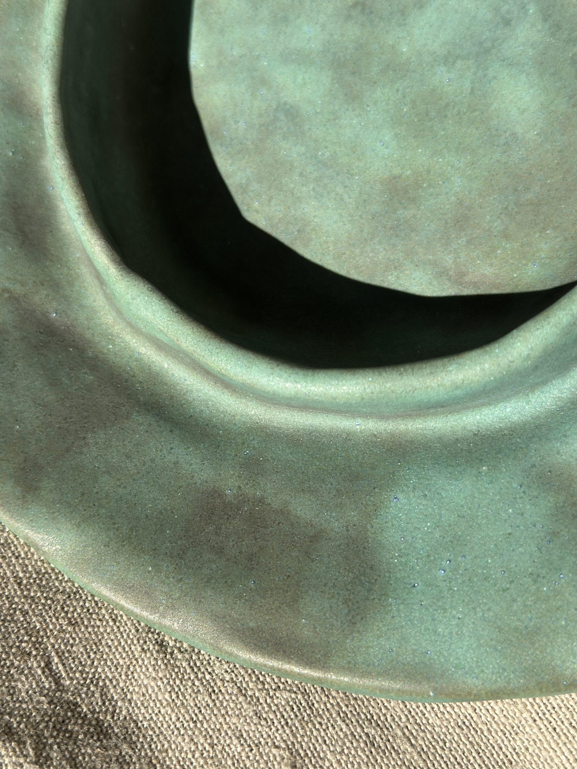 Talerz MATOWY SZMARAGD Talerz MATOWY SZMARAGD