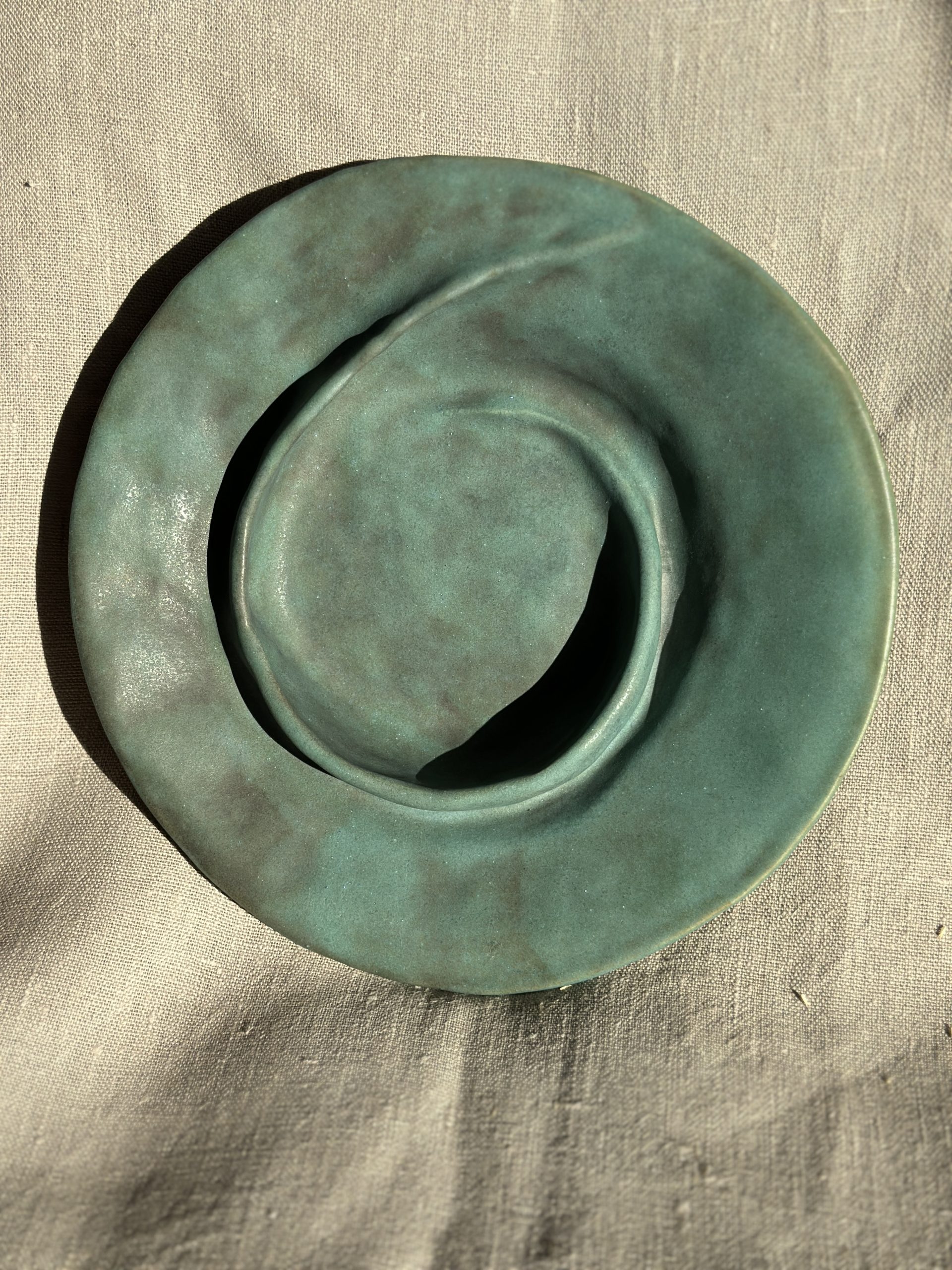 Talerz MATOWY SZMARAGD Talerz MATOWY SZMARAGD